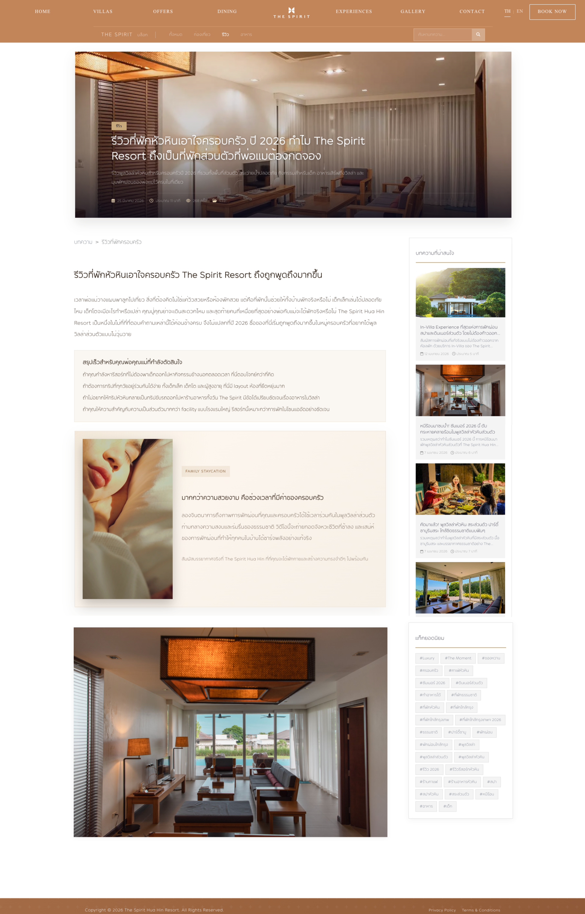 ตัวอย่างเว็บไซต์บทความ